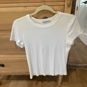 Michael Stars Classic White Short Sleeve Tee